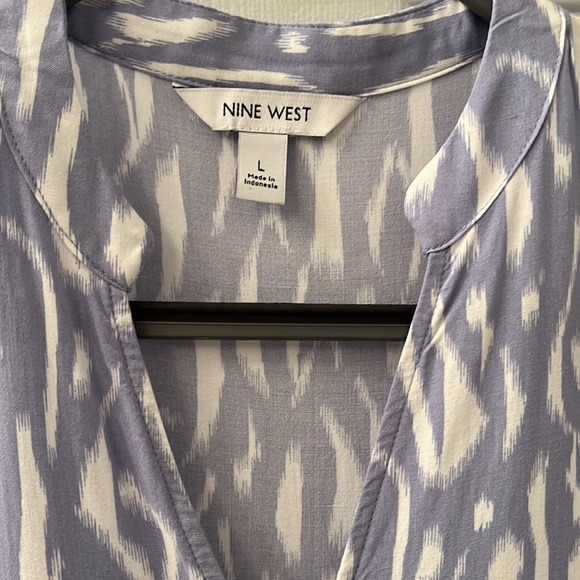 Darling 9 West lilac sundress! Sz L - Picture 3 of 8